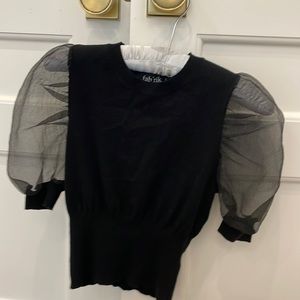 Fabrik size S black sweater top